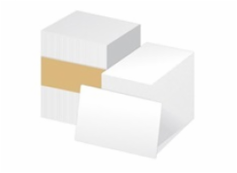 Premier (PVC) Blank White Cards,Card, 15 mil,500ks