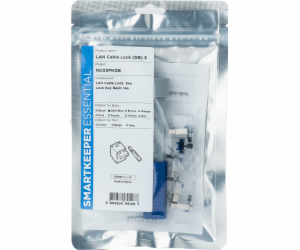 Smartkeeper  Basic LAN kabelový zámek dunkelblau 5 Stk.+Key