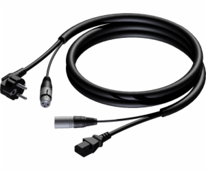 Kabel Procab PROCAB CAB402/20 Schuko samec & XLR samice -...