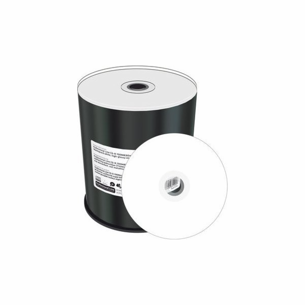 MediaRange CD-R 700MB 100ks Waterguard weiß wasserfest