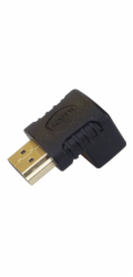 PremiumCord Adapter HDMI M/F zahnutý do pravého úhlu 90° - opačný