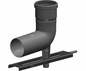 Concept Krátké koleno s podpěrou a závitovou tyčí (renova...