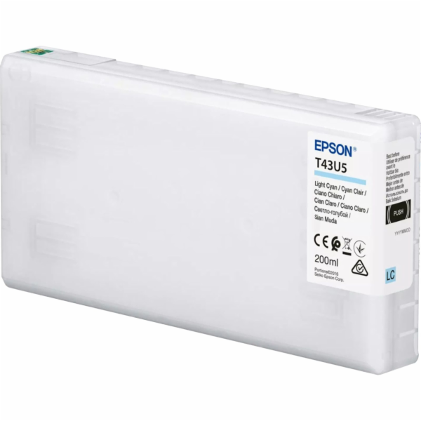 Inkoustová kazeta Epson azurová T 43U 200 ml T 43U24N