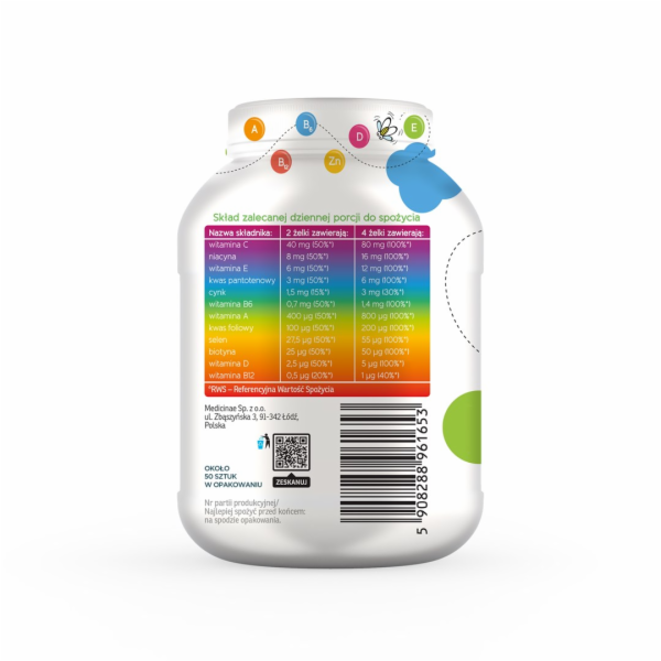 Novativ Kids Multivitamínové želé 150g