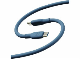 Motorola Silikonový kabel USB-C na USB-C 2m, 5A Modrá