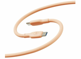 Motorola Silikonový kabel USB-C na USB-C 2m, 5A Peach