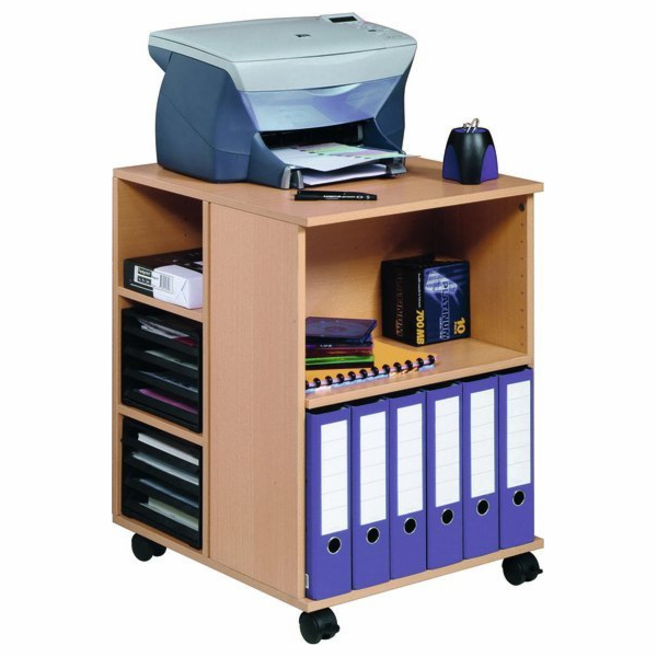 DURABLE Multifunktions-Wagen 74/59 offen 528x748x592mm Buche