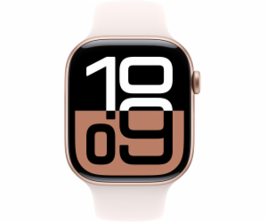 Chytré hodinky Apple Watch 10 GPS 46mm S/M, růžové zlato