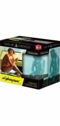 Hrnek pro odhalení tepla Good Loot Cyberpunk 2077 Game Art Chronicles - V & Edward Hopper 450 ml Černá, Žlutá