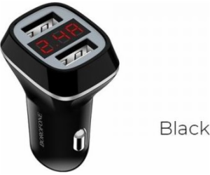 Borofonová nabíječka 2x USB-A 2,4 A (BFO-BZ3-B)
