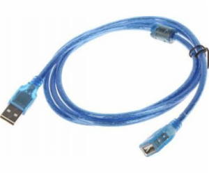 USB kabel USB-A - USB-A 1,5 m Modrý (USB-WG/1,5 M)