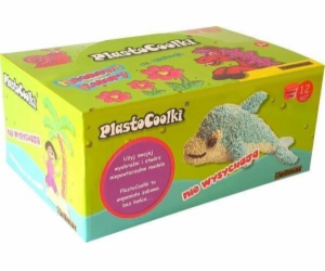 Masa plastyczna Plastocoolki neonowe Display 12 sztuk
