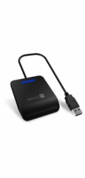 CONNECT IT USB čtečka eObčanek a čipových karet, ČERNÁ