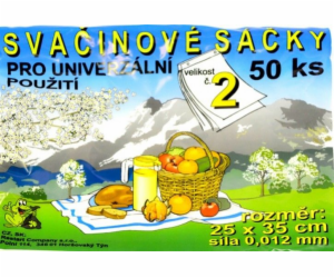 Sáček svačinový 25x35 cm blok 50 ks