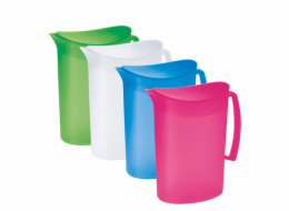 Džbán s víkem 2 l plast mix barev