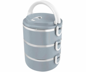 Jídlonosič termo 3 dílný (3x500 ml) modrý