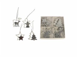 Dekorace závěsná Vánoční 8 ks