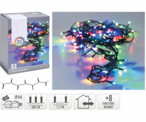 Světla Vánoční 80 LED barevná venkovní i vnitřní