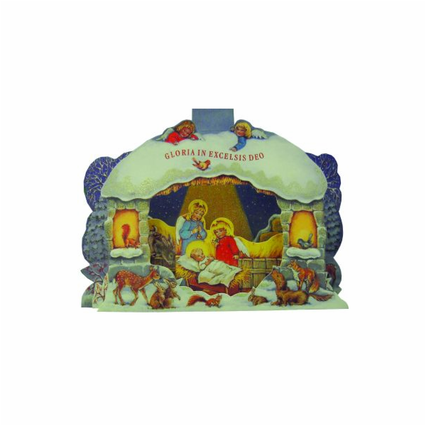 Betlém papírový 22x18 cm