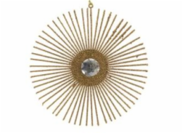 Ozdoba paprsky závěsná zlatá