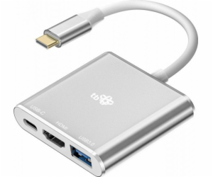TB adapter USB-C 3v1 - HDMI, USB, PD