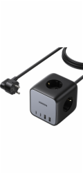 UGREEN DigiNest Cube Power Strip (3 AC outlets + 65W 2A2C)