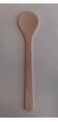 Vařečka kulatá masivní dřevo 30 cm