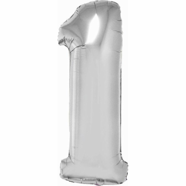 GoDan Smart fóliový balónek, stříbrný, 76 cm