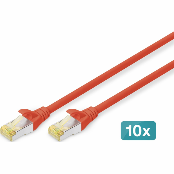 Digitus CAT 6A S/FTP PATCH CORD10P AWG CAT 6A S/FTP PATCH...