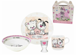 Souprava jídelní dětská BEST FRIENDS 4 díly
