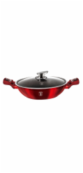 BERLINGERHAUS Wok s poklicí 30 cm Burgundy Edition BH-7110