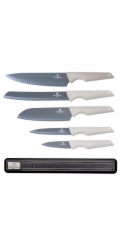 BERLINGERHAUS Sada nožů s magnetickým držákem 6 ks Aspen Collection BH-2839