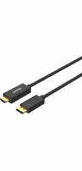 KABEL UNITEK DisplayPort 1.2, HDMI, 4K@60HZ, 1,8M, V1608A