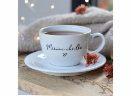 Šálek s podšálkem  MÁMINA CHVILKA  210 ml