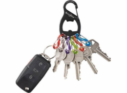 NiteIze Karabina s otvírákem Nite Ize KeyRack Black