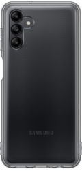Samsung Poloprůhledný zadní kryt Soft Clear pro Galaxy A04s černý
