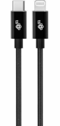 TB Touch AKTBXKUAMFICS1B USB-C - Lightning oplétaný, 1m TB kabel USB-C - Lightning oplétaný 1m, černý