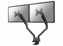 Neomounts FPMA-D750DBLACK2/Držák displeje/na stůl/10-32"/svorka/VESA 100X100/nosn. 2x8kg/plynový píst/2 displeje/černý