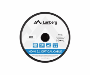 Lanberg CA-HDMI-30FB-0200-BK optical cable HDMI M/M 20m v...