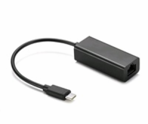 C-TECH adaptér Type-C na LAN, M/F, 15cm
