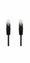 C-TECH kabel patchcord Cat5e, UTP, černý, 3m