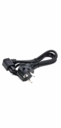 C-TECH kabel síťový VDE 220/230V napájecí notebook 3 pin Schuko, lomený, 1,8m