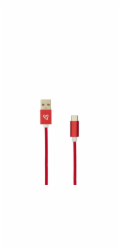Sbox USB->Type-C M/M 1.5m CTYPE-1.5R strawberry red