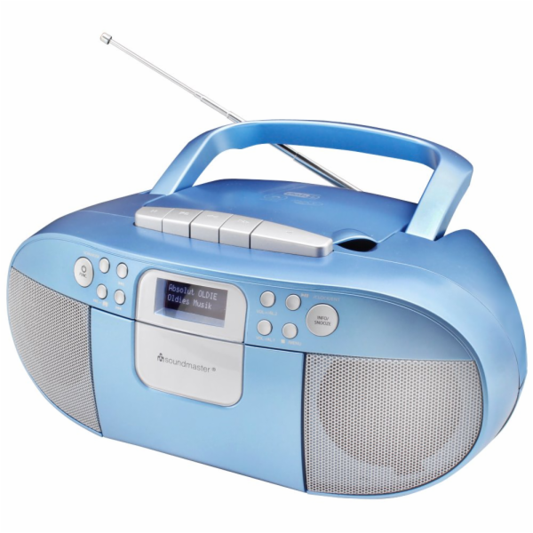 Soundmaster SCD7800BL/ DAB+/ FM/ Kazeta/ CD/ MP3/ LCD/ RD...