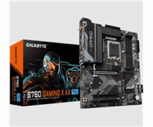 GIGABYTE MB Sc LGA1700 B760 GAMING X AX, Intel B760, 4xDD...