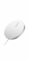 Baseus Charger Baseus Simple Mini3 Magsafe 15W (stříbrná) bezdrátová nabíječka