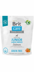 Dry food for young dog (3 months - 2 years) large breeds over 25 kg - Brit Care Dog Grain-Free Junior Large salmon 1kg