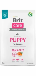 Dry food for puppies and young dogs of all breeds (4 weeks - 12 months).Brit Care Dog Grain-Free Puppy Salmon 3kg