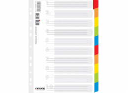 KARTONOVÉ VLOŽKY Herlitz A4 INDEX LAMINOVANÉ 10 BAREV