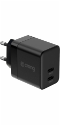 Crong Charger Crong Postra Compact Gan 35W PD 3.0 2x USB-C (černá)